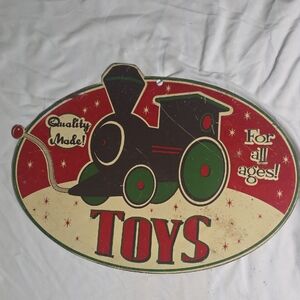 Classic Train Toy Sign